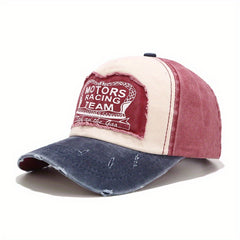Matching Baseball Cap Outdoor Sunshade Hat Washed Peaked Cap