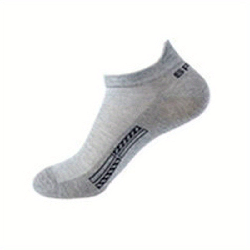 Men's High Ankle Sports Socks Cotton Breathable Mesh Casual Athletic Thin Socks