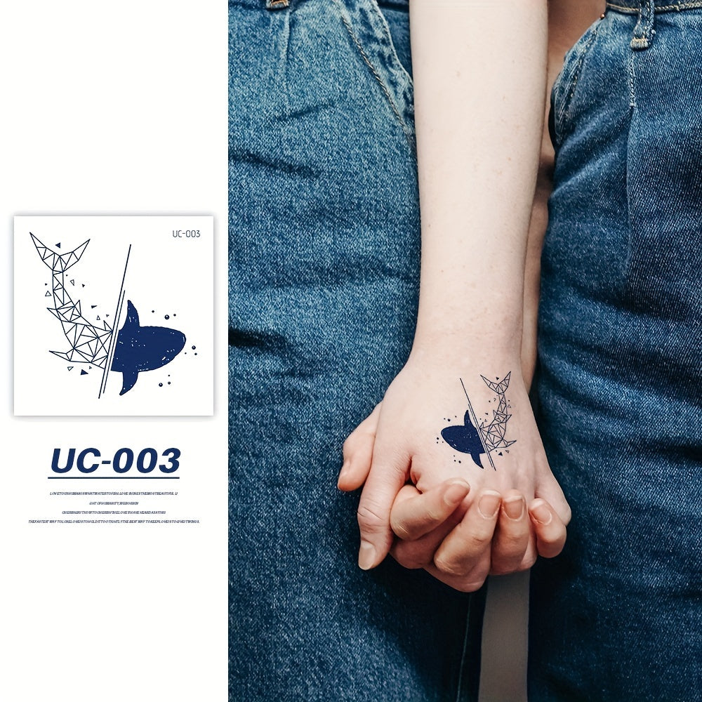 Juice Semi Permanent Temporary Tattoo Sticker Men Women Handsome Refreshing