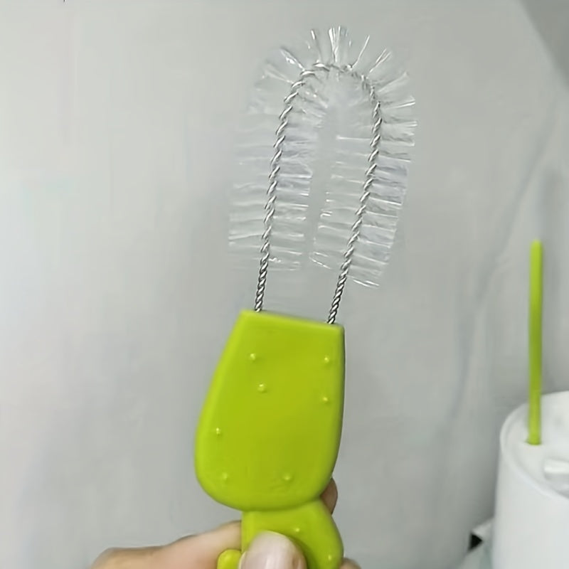 4pcs Cactus Cleaning Brush Set Cup Straw Baby Bottle Pacifier Brush