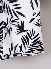 Boys Tropical Graphic Button Shirt