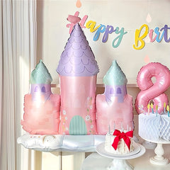 Large Castle Aluminum Balloon for Party Wedding Birthday Bridal Celebration
