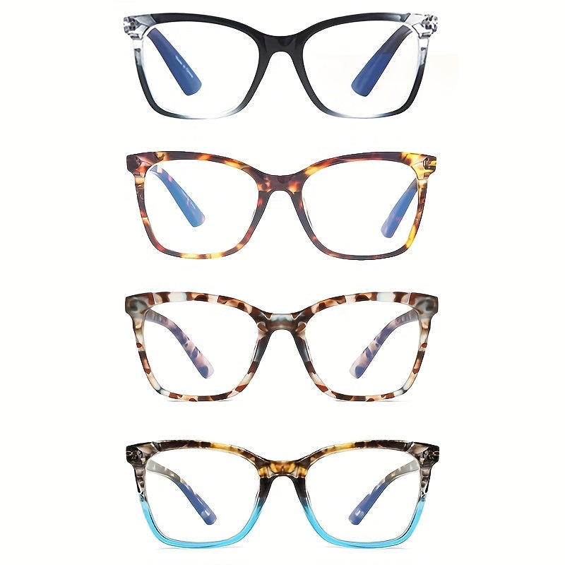 Oversized Square Men's Reading Glasses Anti Blu ray Computer Reader