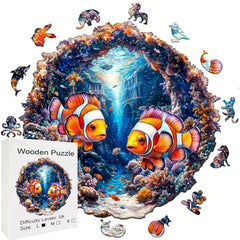 Clownfish World Jigsaw Puzzle - Vibrant Underwater Scene
