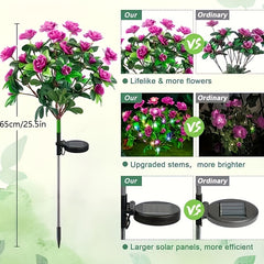 Solar Flower Light Waterproof Outdoor Decoration