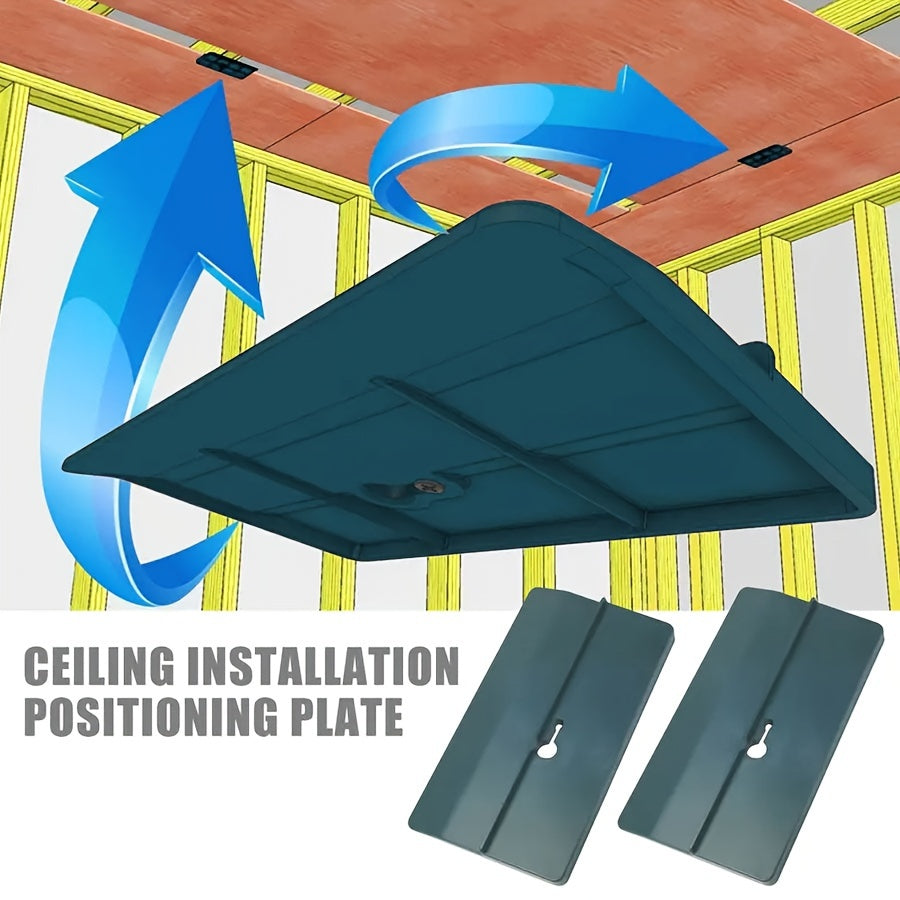 2pcs Woodworking Ceiling Installation Aid Plate- Renovation Tools