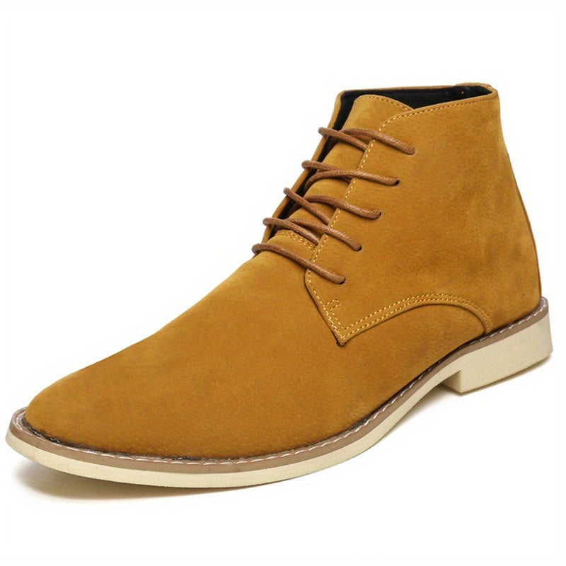 Men's Lace Up Ankle Boots British Style for Winter