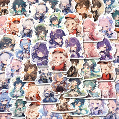 100pcs Anime Character PVC Stickers Waterproof for Laptop Luggage Bike Cup