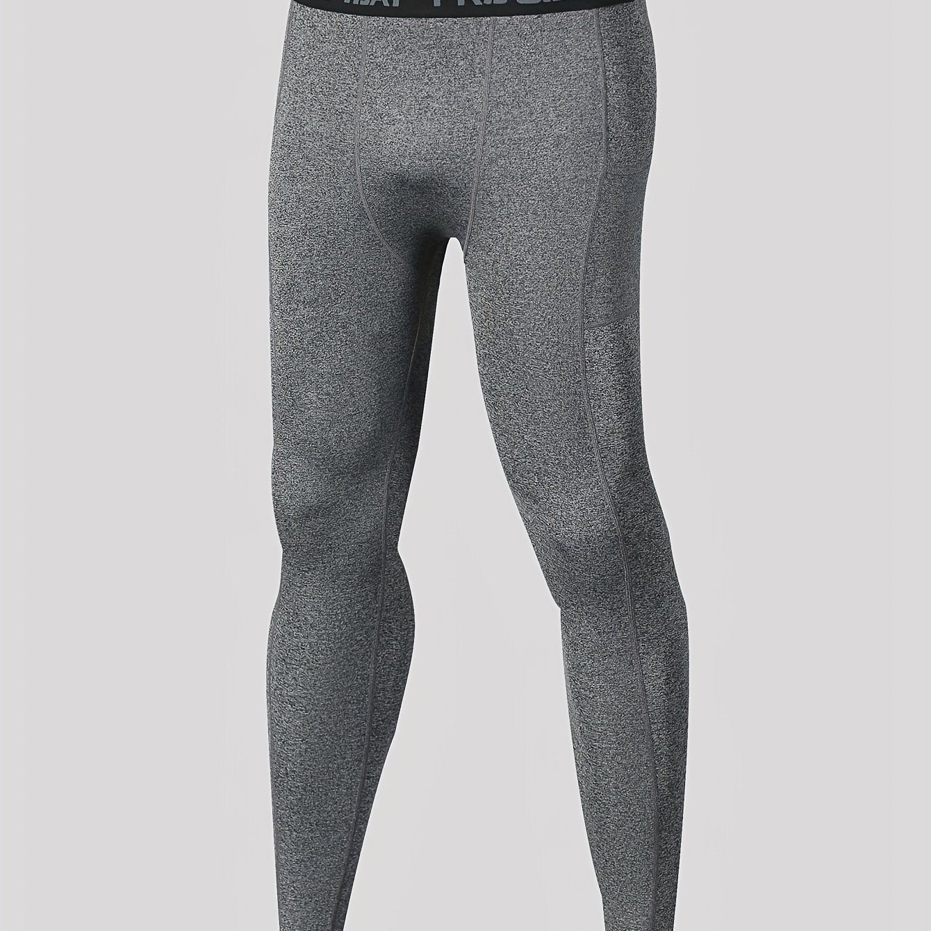 Men's Solid Leggings Active Quick Drying Sports Compression Pants