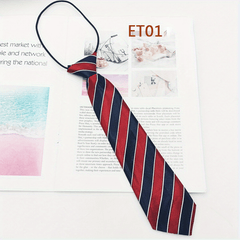 Striped Tie Bow Tie for School Uniform