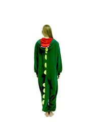Dinosaur Hooded Jumpsuit Sleepwear Costume