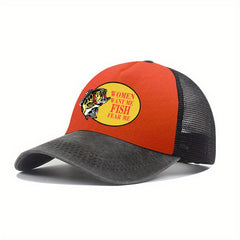Breathable Trucker Hat with Sun Protection for Outdoor Activities
