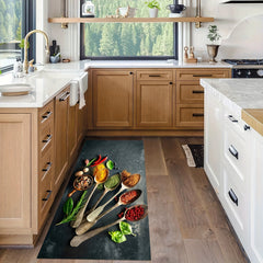 2pcs Soft Kitchen Rug Cushioned Anti Fatigue Kitchen Rug Set