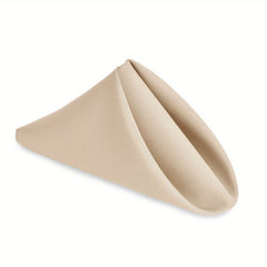 6pcs Polyester Cloth Napkins for Parties, Weddings, Restaurants - Hemmed Edges