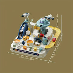 Space Adventure Set with 4 Cars