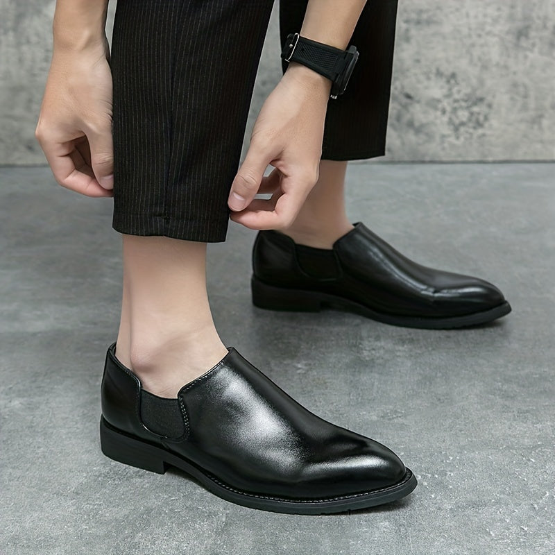 Men's Leather Slip On Formal Shoes for Business
