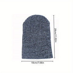 Acrylic Knitted Bonnet Winter Warm Hip Hop Hats Beanies For Unisex
