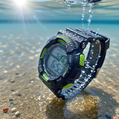Boys' Student Watch Alarm Clock Birthday Gift Waterproof Fitness Wristwatch