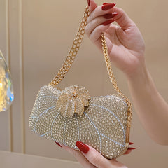 Rhinestone Evening Clutch Handbag for Weddings