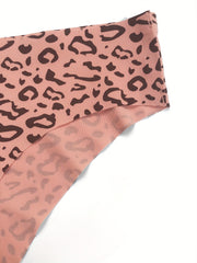 Leopard Lingerie Set - Wireless Bra & Panties