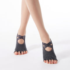 Non Slip Yoga Socks with Silicone Bottom for Better Grip