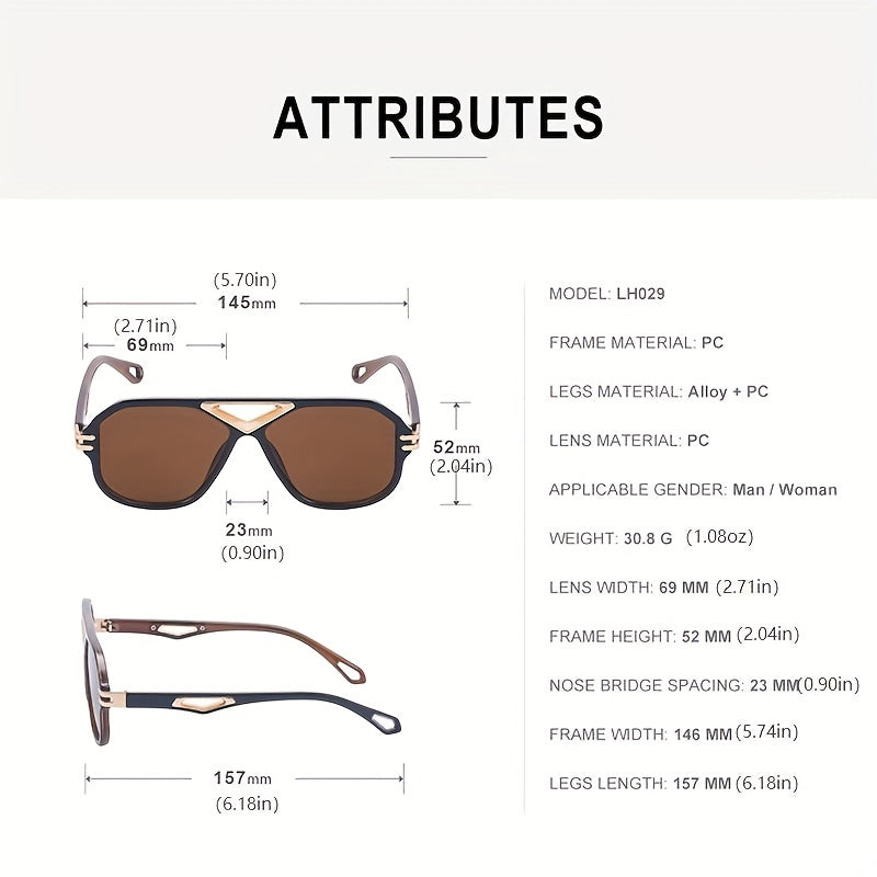 Vintage Square Sunglasses Men Women Square Frame Sunglasses