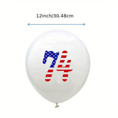 10-20pcs American Flag Balloon Party Decoration Supplies