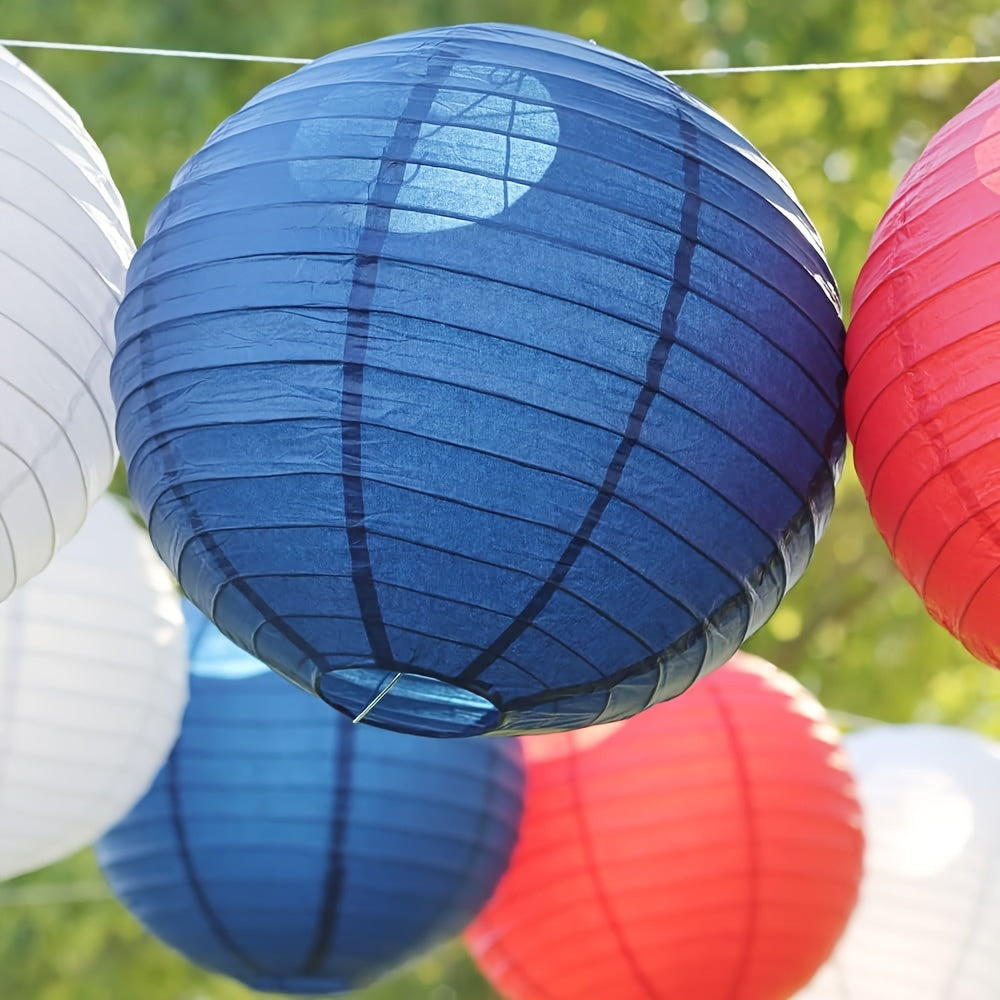 10pc Dark Paper Lanterns for Graduation Wedding Birthday Event 4 Sizes No Lights