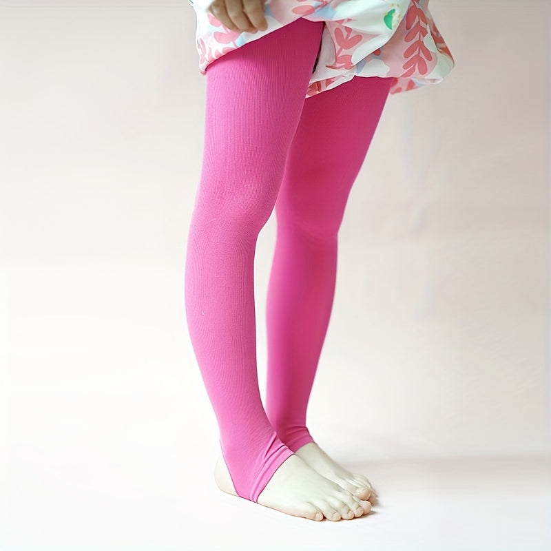 Girls Yoga Pantyhose Thin Elastic Leggings Tight