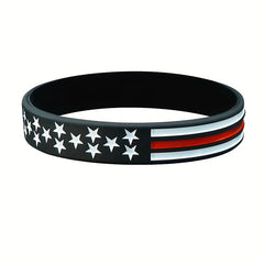 American Flag Silicone Sports Bracelet - Patriot Gift