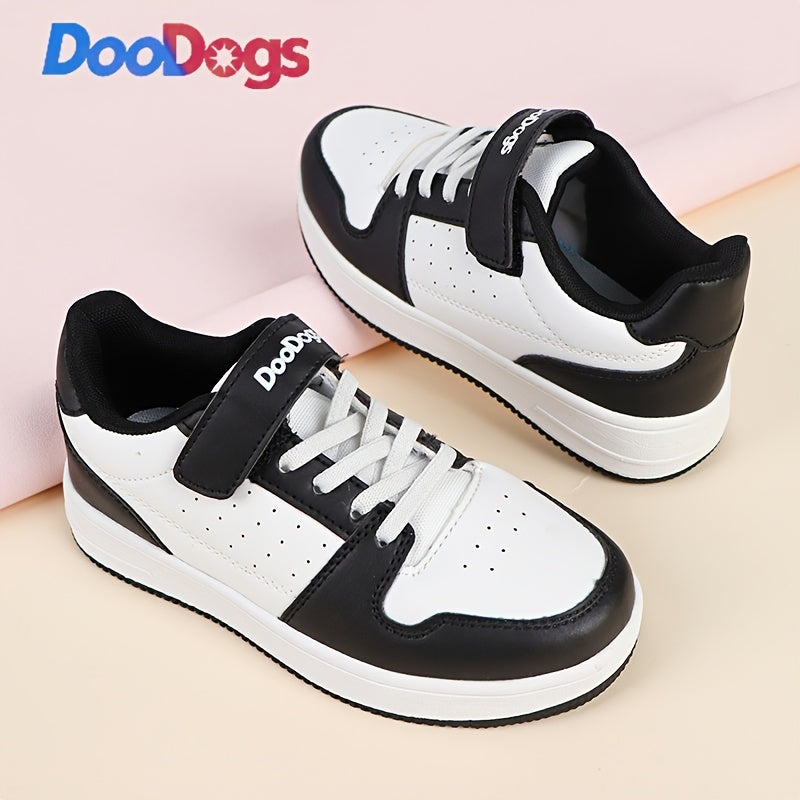 DooDogs Boys Wear-Resistant Low Top Sneakers