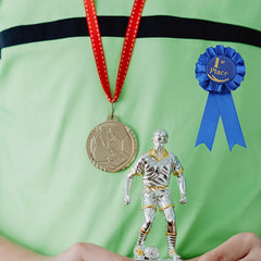 3pcs Red Rosette Ribbon Prize 1st 2nd 3rd Awards For Competitions