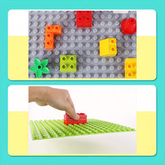 2pcs Large Particle Baseplate 16 x 16 Dot Building Blocks Baseplate