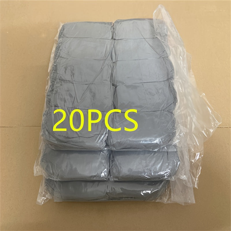 100pcs Disposable Non-woven Shoe Covers Slip Resistant Durable for Movers