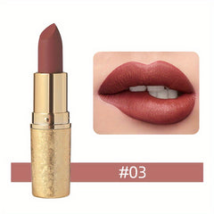 12 Color Nude Red Brown Matte Lipstick Hydrating Makeup