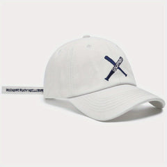 Solid Embroidery Baseball Cap Casual Dad Hats Adjustable Sun Hat