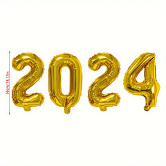 Large Number Aluminum Foil Balloon Set Birthday Decoration Balloon