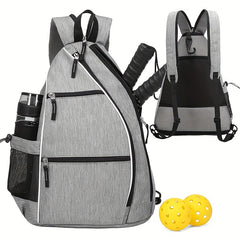 Large Capacity Pickleball Bag with Padded Shoulder Strap