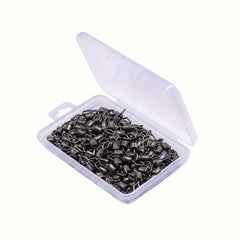100pcs Fishing Swivel With Diamond Eye Fishing Line Connector