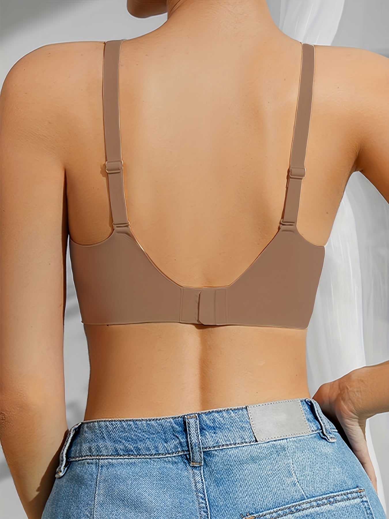 Solid Wireless Bra Comfy Women's Lingerie