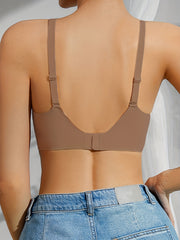Solid Wireless Bra Comfy Women's Lingerie