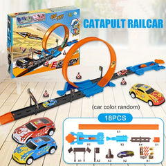 Metal Racing Car Track Toy Set - Endless Racing Fun!