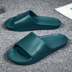 Men's Soft Non Slip Slides Casual Open Toe Slippers