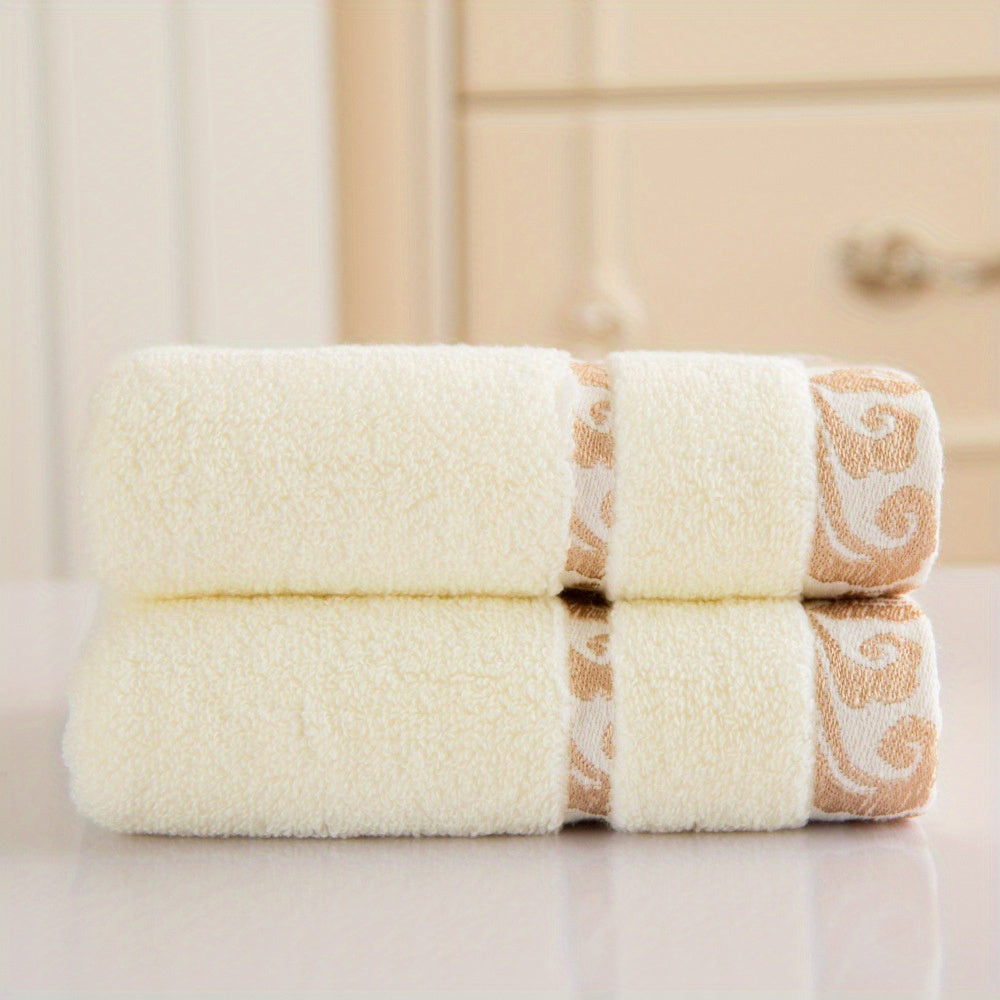 Soft Hand Towel Absorbent Quick Dry Towel Jacquard Thickened Face Towel