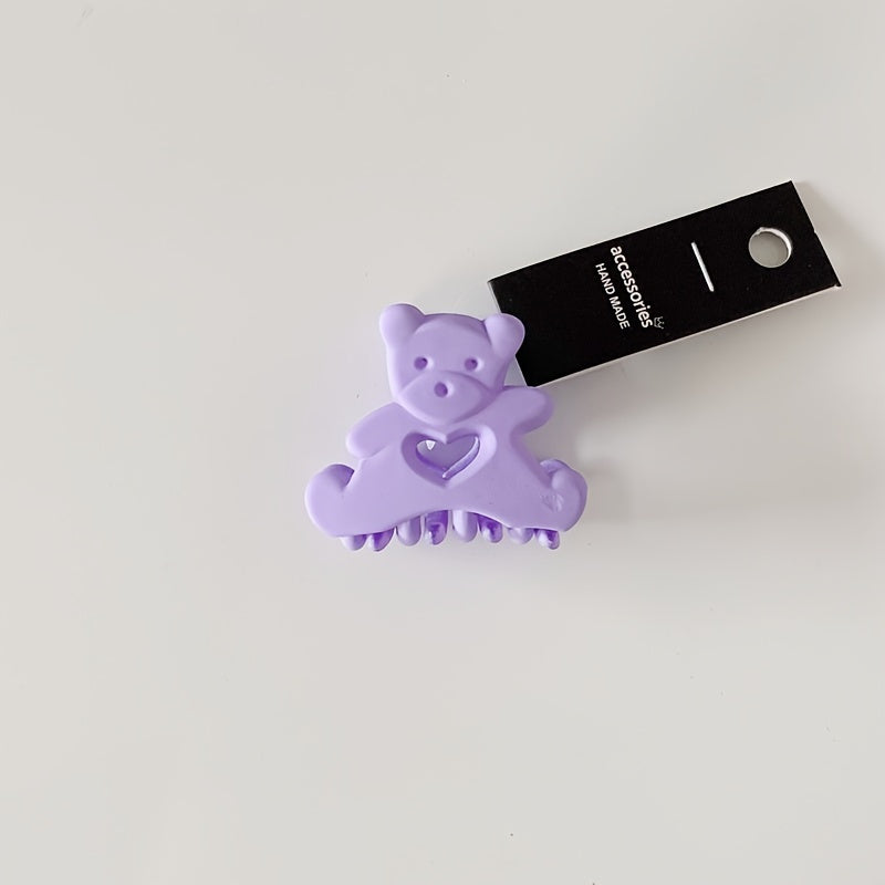 Candy Hair Clip Love Bear Hair Grab Cartoon Headwear