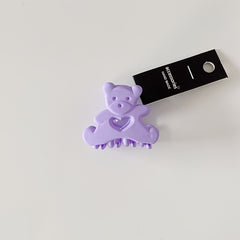 Candy Hair Clip Love Bear Hair Grab Cartoon Headwear