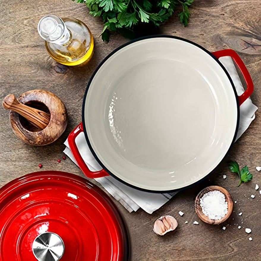 Enameled Cast Iron Dutch Oven 7.99cmx11 Kitchen Dutch Oven