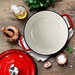 Enameled Cast Iron Dutch Oven 7.99cmx11 Kitchen Dutch Oven