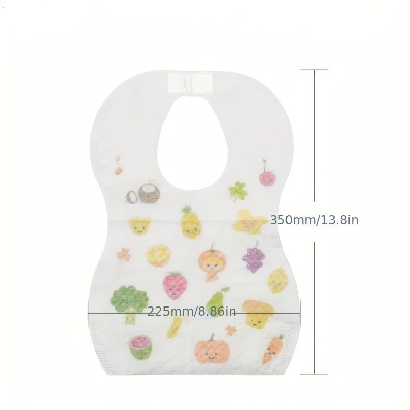 10pcs Disposable Bibs for Baby Feeding Portable Children Bibs