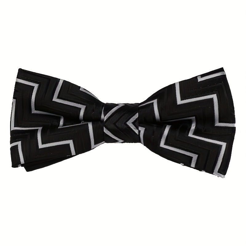 Kids Striped Bear Bow Tie Suit Dress Tie For Boys